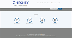 Desktop Screenshot of chesneyproperties.com